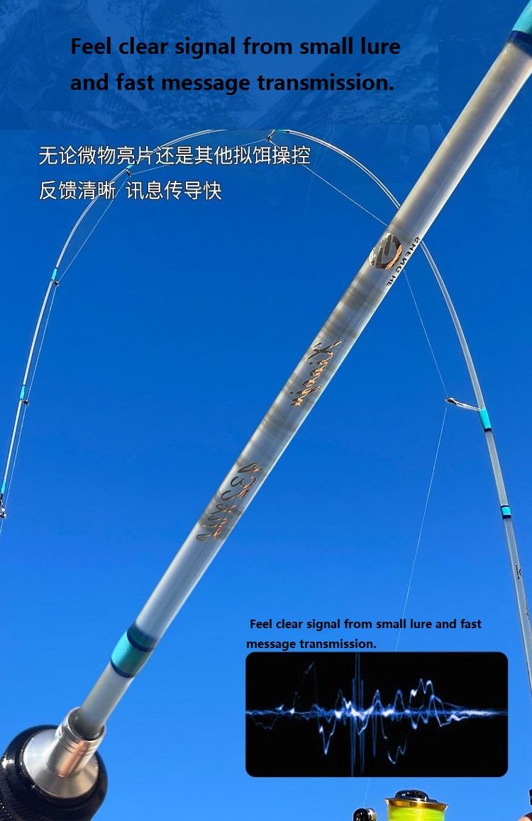 2022 New XIAOJU fiberglass flick casting BFS rod