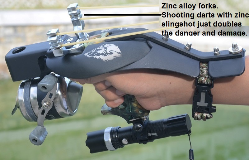 zinc alloy fake slingshot