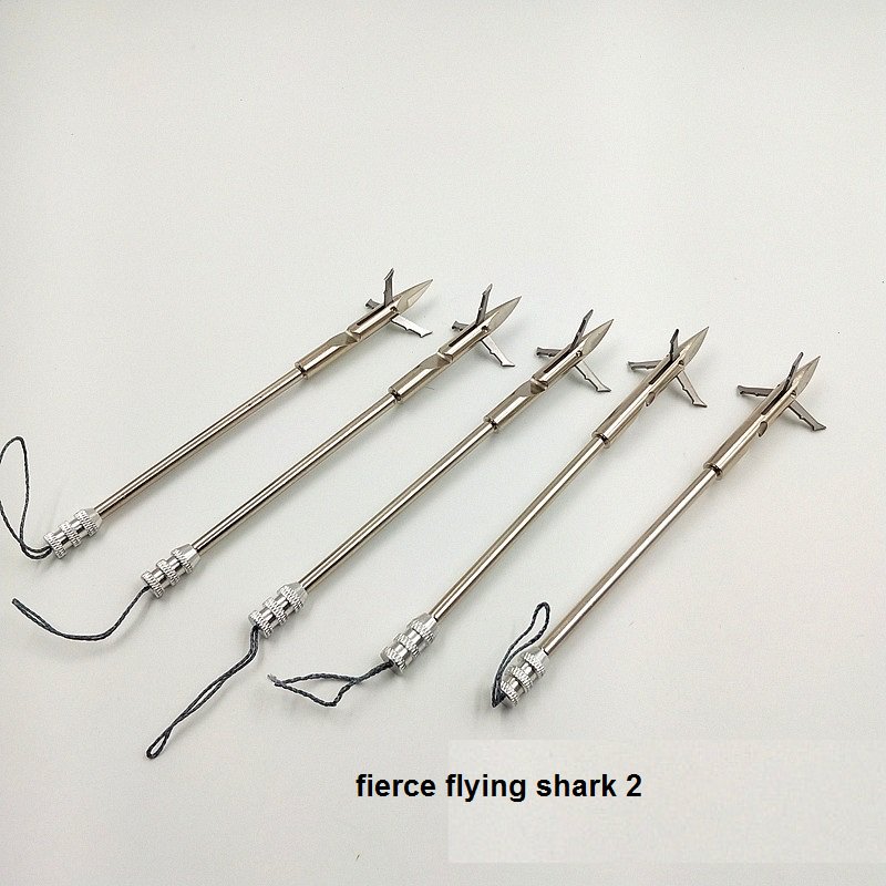 5 pieces fierce flying shark slingshot fishing darts