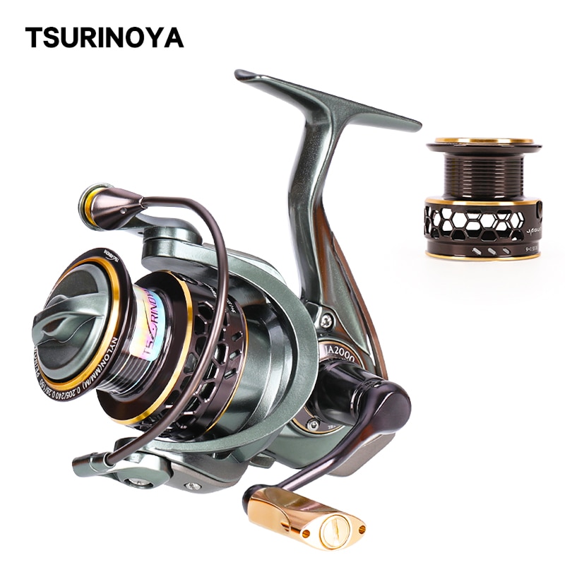 TSURINOYA Jaguar 3000 Double Spool 5.2:1 Fishing Spinning Reel