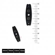 3 pieces silencer lichee pattern 1.5mm thickness pouch 