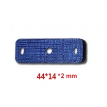 Model L1, 3 pieces silencer flatband microfiber blue pouch 