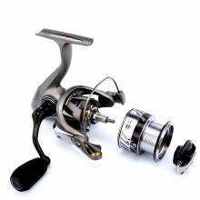 TSURINOYA Light Game Ultra-light Spinning Fishing Reel FS 500 800 1000 4kg  Drag Power 9+1 5.2:1 Bait Finesse Shallow Spool Reel