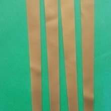 4 thin golden taper flatbands 